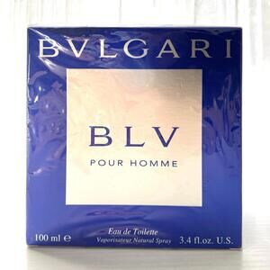 BVLGARI BLV Pour Homme 3.4 oz / 100 ml Eau De Toilette Spray Men NEW SEALED